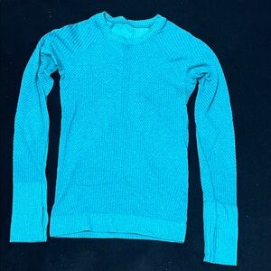 lululemon athletica Blue Long Sleeve Top